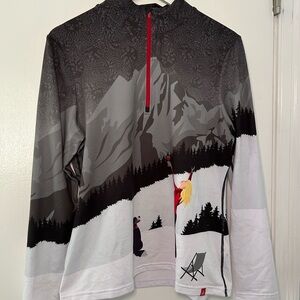 Krimson Klover Black and White Patterned Top